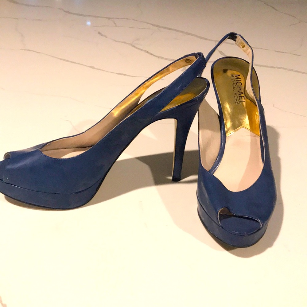 Michael kors open toe heel